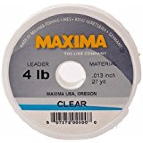 fly fishing leader Maxima clear Troutflies UK